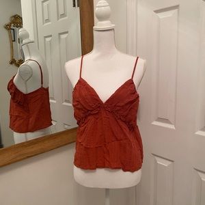Burnt Orange Boutique tank top